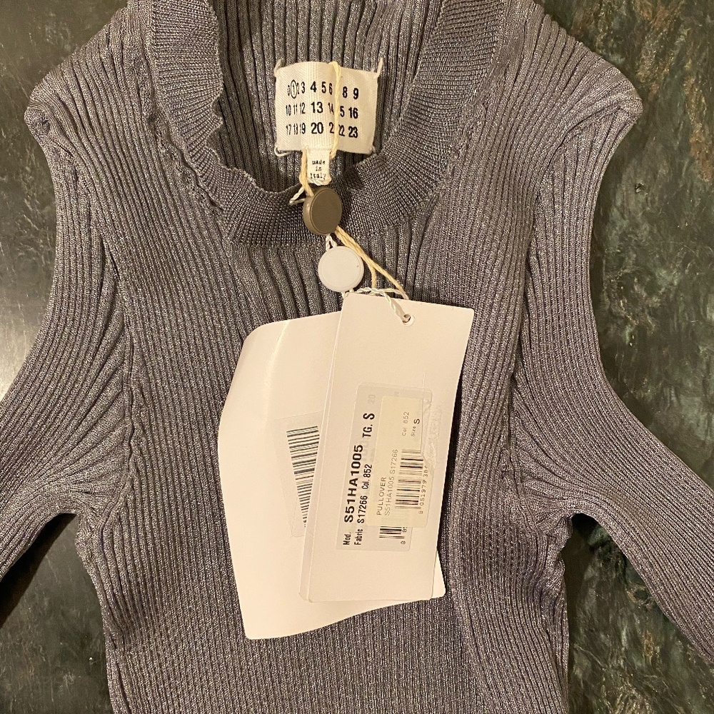 Silver Maison Margiela Top - Picture 3 of 4